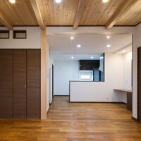 画像3144：【岡垣町】吹き抜けとオープンな階段の注文住宅