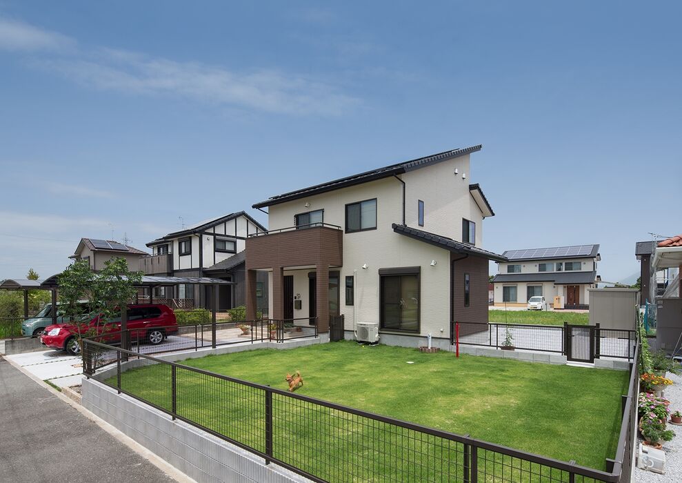 画像3155：【岡垣町】吹き抜けとオープンな階段の注文住宅