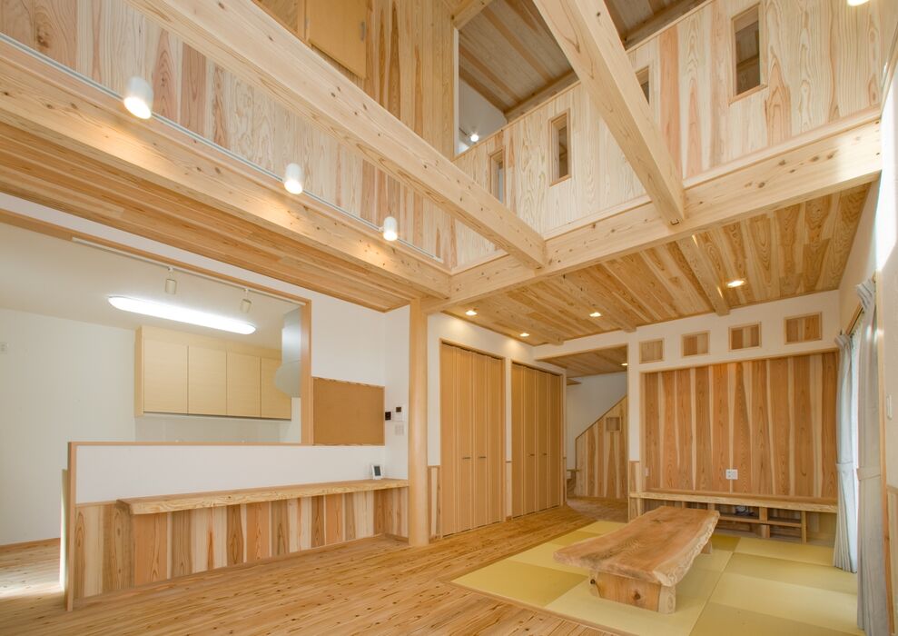 画像3196：【岡垣町】吹き抜けとオープンな階段の注文住宅