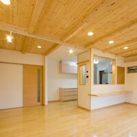 画像3221：【岡垣町】吹き抜けとオープンな階段の注文住宅