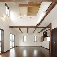 画像3334：【岡垣町】吹き抜けとオープンな階段の注文住宅