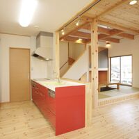 画像3368：【岡垣町】吹き抜けとオープンな階段の注文住宅