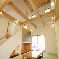 画像3371：【岡垣町】吹き抜けとオープンな階段の注文住宅