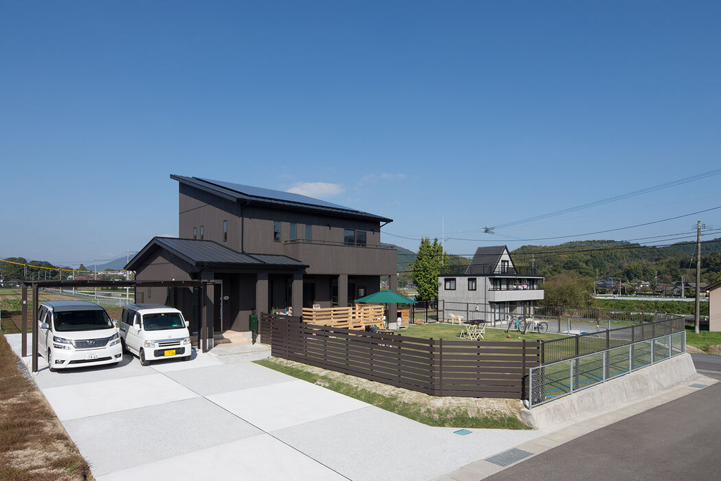画像3461：【岡垣町】吹き抜けとオープンな階段の注文住宅