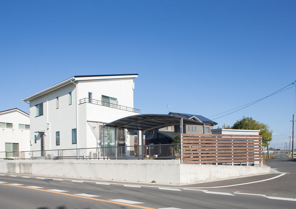 画像3527：【岡垣町】吹き抜けとオープンな階段の注文住宅