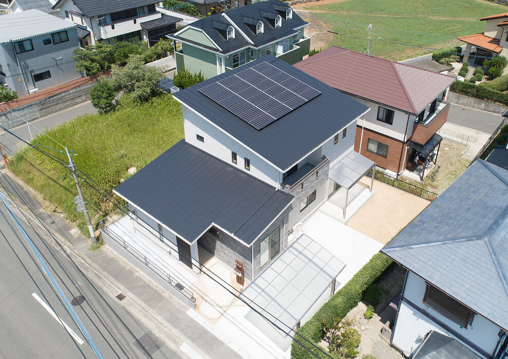 画像3810：【岡垣町】吹き抜けとオープンな階段の注文住宅