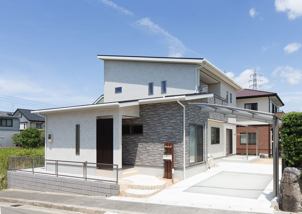 画像3812：【岡垣町】吹き抜けとオープンな階段の注文住宅