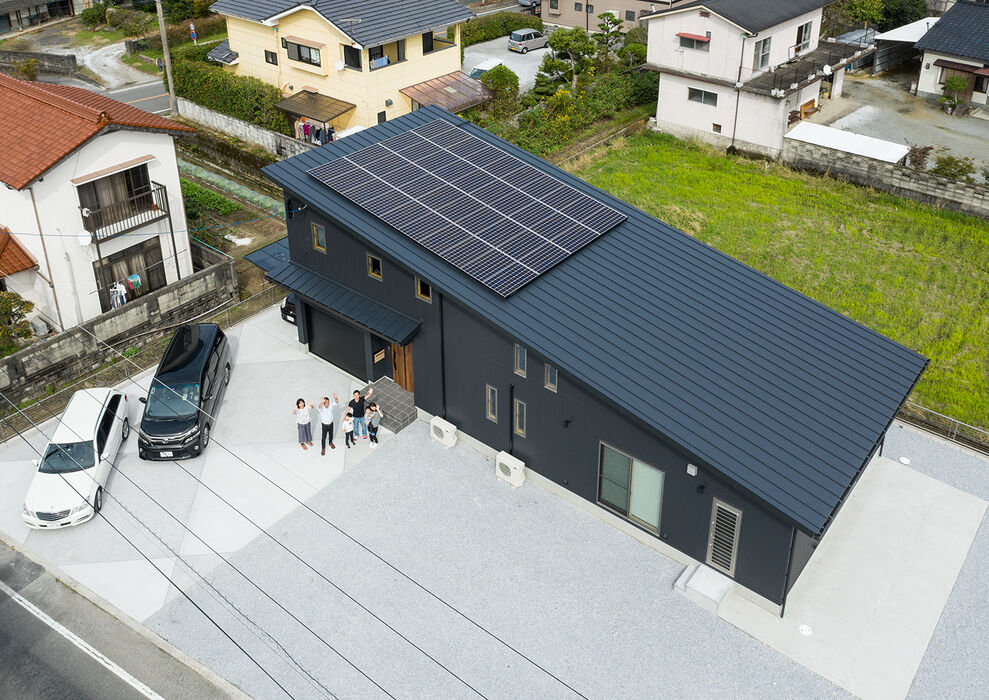 画像4225：【岡垣町】吹き抜けとオープンな階段の注文住宅