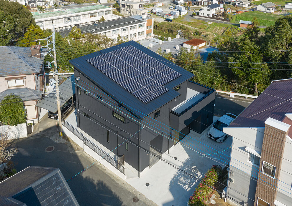 画像4260：【岡垣町】吹き抜けとオープンな階段の注文住宅