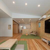 画像7691：【岡垣町】吹き抜けとオープンな階段の注文住宅
