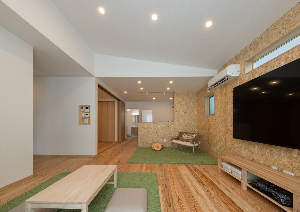 画像7691：【岡垣町】吹き抜けとオープンな階段の注文住宅